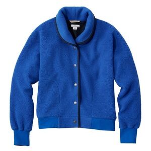 Blue Fleece Cardigan